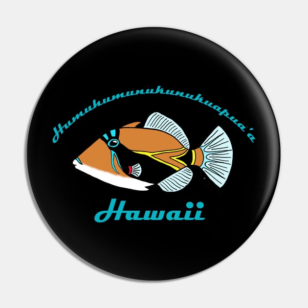 Humuhumu Hawaii Pin by HonuHoney