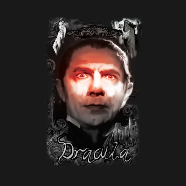 Dracula Bela Lugosi "Look Into My Eyes" by xenomorphicpress