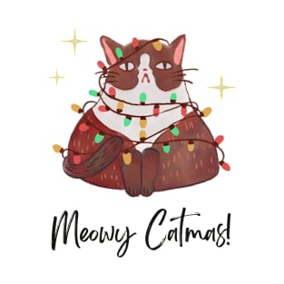 Meowy Catmas | Christmas T-Shirt