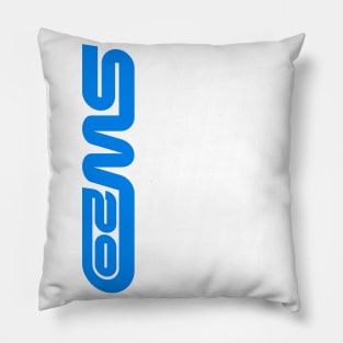 SW20: the Phoenix Soars Again (tropical blue) Pillow