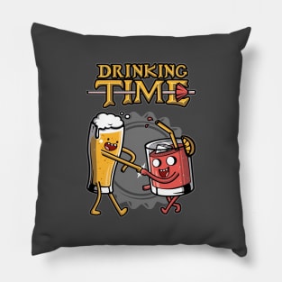 Drinking Time v2 Pillow