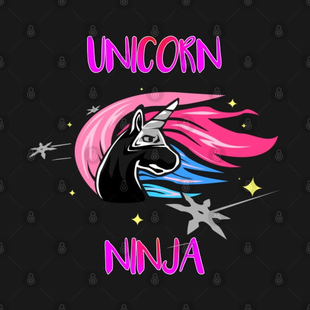 Unicorn Ninja Shirt| Martial Arts Shirt| Funny Karate Shirt by GigibeanCreations