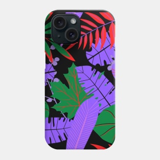 Pattern leaves colorful Phone Case