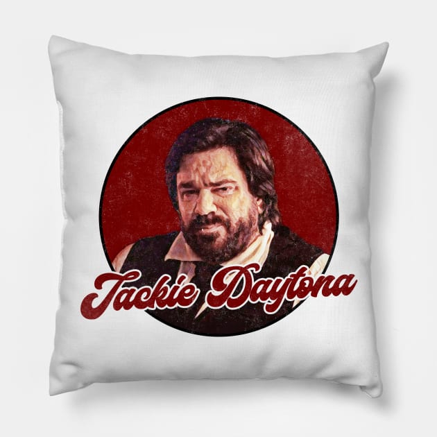 Jackie Daytona Lazlo Pillow by karutees