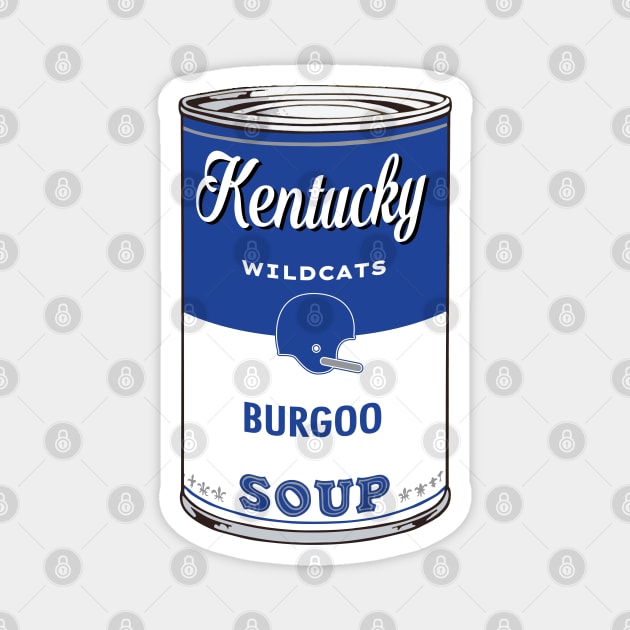 Kentucky Wildcats Soup Can Magnet by Rad Love
