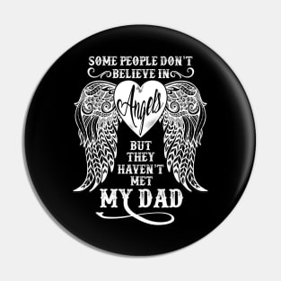 Father's day Angels Dad Pin