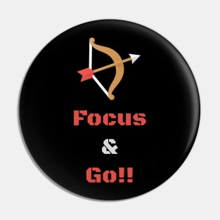 Focus on the goal Pin