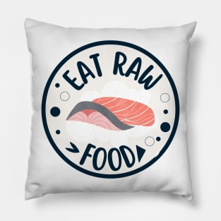 Tuna Sashimi Eat Raw Food Pillow