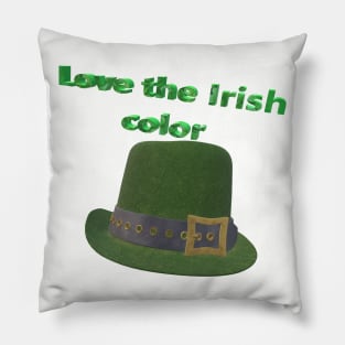 St. Patrick's Day Irish, Green Color Pillow