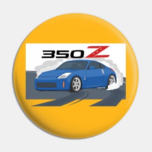 car 350z drift blue Pin