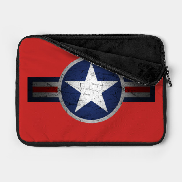 Vintage Army Air Corps Patriotic Star Patriotic Laptop Case Teepublic