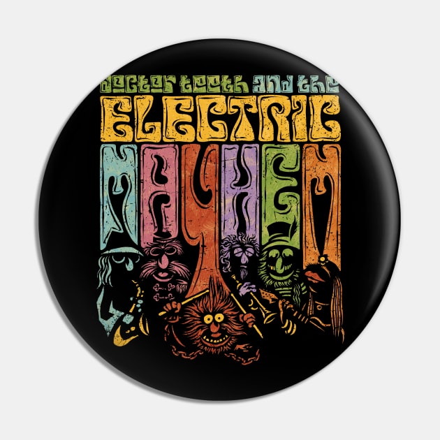 The Psychedelic Mayhem Pin by kg07_shirts