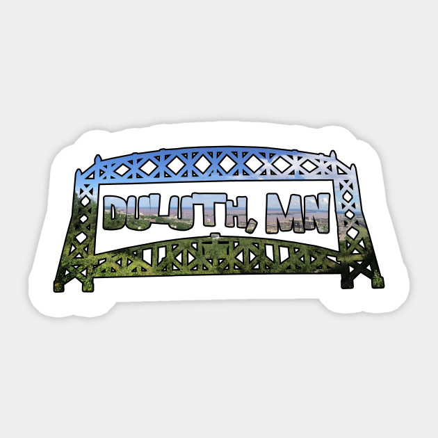 Duluth Mn Aerial Lift Bridge Duluth Sticker Teepublic