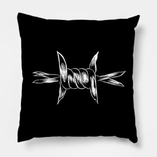 Barbed Wire Tattoo Pillow