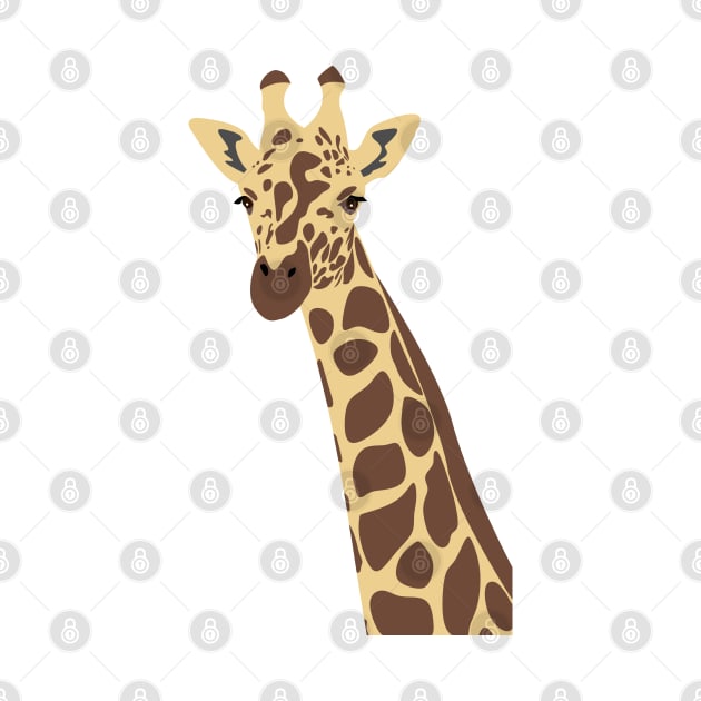 Giraffe design, vectorised by Bun Art Store