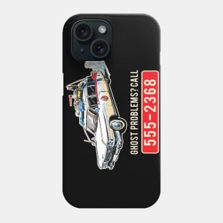 Ghost Problems Call 555-2368 Phone Case