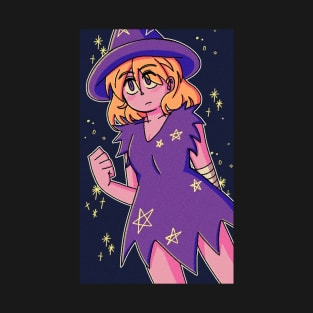 Vaporwave anime aesthetic halloween magical witch T-Shirt