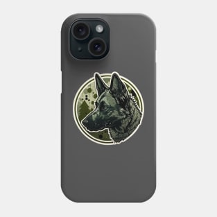 Dutch Shepherd Camouflage Motif Phone Case