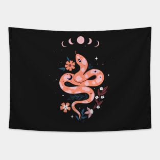 Floral Snake Tapestry