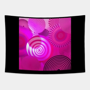 Hypnosis Pink Tapestry