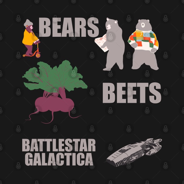 Bears beets battlestar galactica by Mimie20