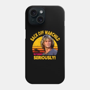 Back Off Warchild Seriously Point Break distressed Phone Case