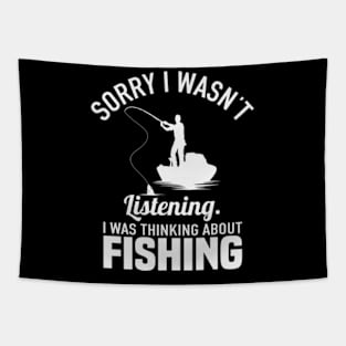 Fishing Design Tapestry