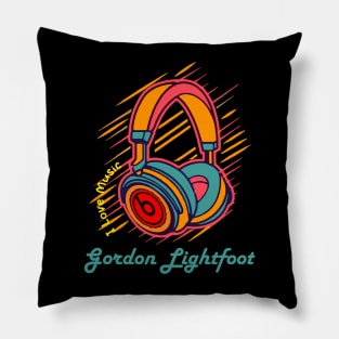 Gordon Lightfoot Exclusive Design Pillow