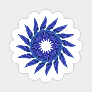 Blue mandala Magnet