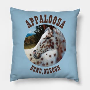 Appaloosa from Bend, Oregon Pillow