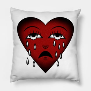 Traditional Crying Heart Pillow