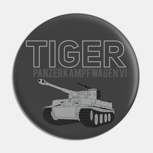 Magnificent Pz-VI Tiger Pin by FAawRay