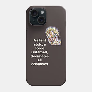 Unleash the Silent Warrior Stoic Philosophy Phone Case