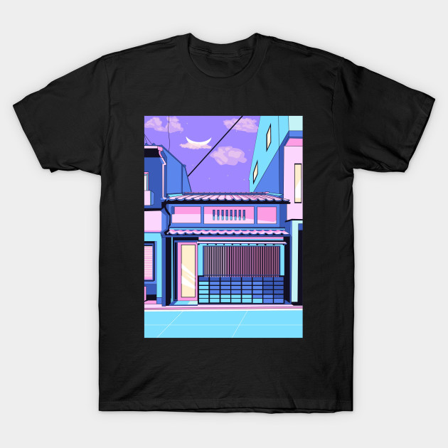 Discover Retro japan house - Retro Japanese - T-Shirt