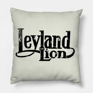 Vintage 1960s Leyland Lion bus logo Pillow