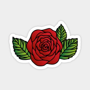 Red Rose Magnet