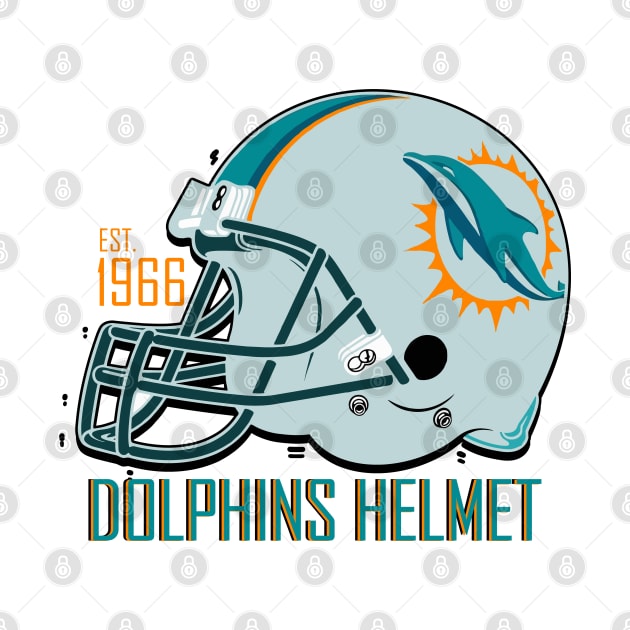 miami dolphins - dolphins helmet by HocheolRyu