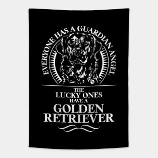 Golden Retriever Guardian Angel dog sayings Tapestry