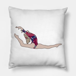 Riley McCusker Gymnastics Drawing Pillow