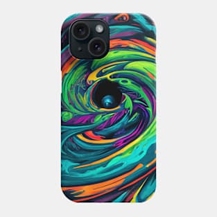 Space, the Swirling Rainbow Phone Case