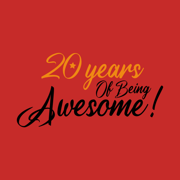 Celebration of 20th, 20 Years Of Being Awesome by Allesbouad