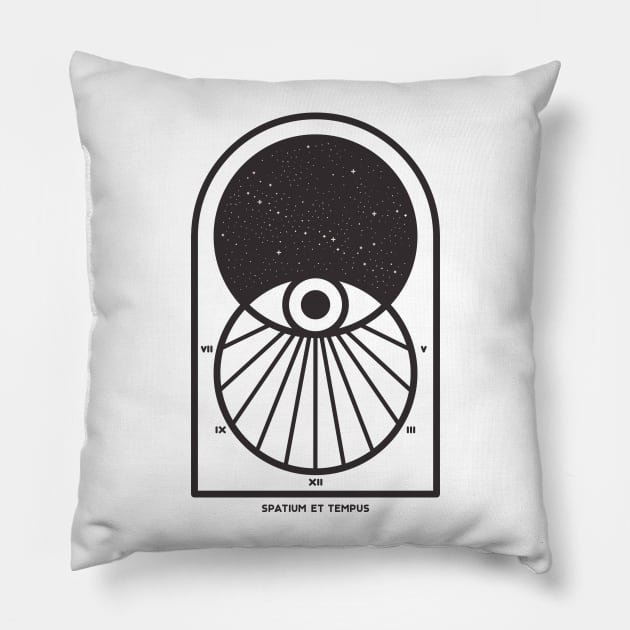 Space and Time Pillow by Thepapercrane