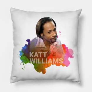 KATT WILLIAMS ON SPLASH COLOR Pillow