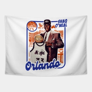 Shaq Oneal // Retro 80s Style Tapestry