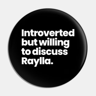 Introverted but willing to discuss Raylla. Motherland: Fort Salem Pin