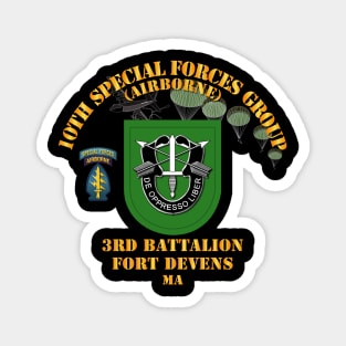 3rd Bn 10th SFG - Ft Devens MA Magnet