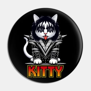 Rock and Roll Kitty Pin