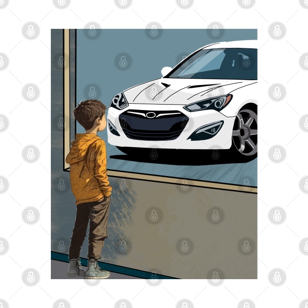 Hyundai Genesis Coupe Kids Dreams by Rebellion Store