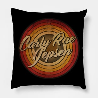 arjunthemaniac,circle retro faded Carly Rae Jepsen Pillow