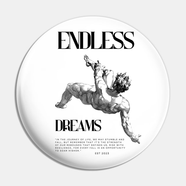 Rising Resilience: Endless Dreams Tee Pin by ElevateWear